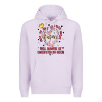 Lilac side by side or miles apart sisters will always be connected by heart Premium Hoodie - MaliasSmallBusiness