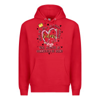 Red side by side or miles apart sisters will always be connected by heart Premium Hoodie - MaliasSmallBusiness