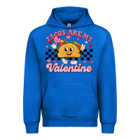Cobalt tacos are my valentine Urban Hoodie - MaliasSmallBusiness