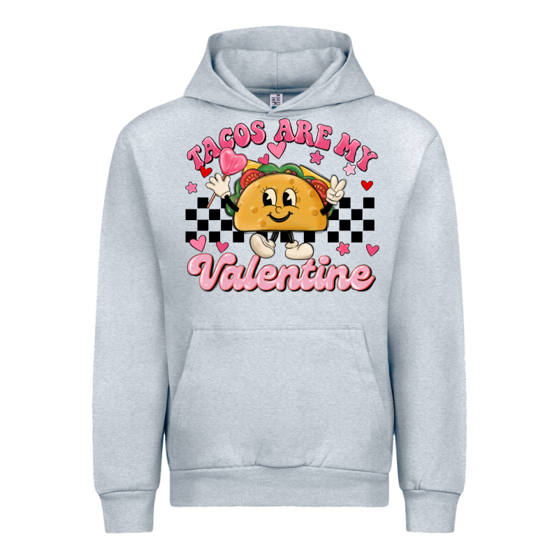 Tacos Are My Valentine Urban Hoodie by MaliasSmallBusiness | Teevron
