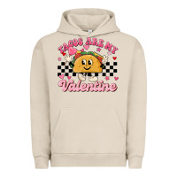 Pigment French Oak tacos are my valentine Urban Hoodie - MaliasSmallBusiness
