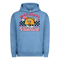 Pigment Pebble Blue tacos are my valentine Urban Hoodie - MaliasSmallBusiness