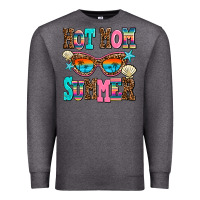 Charcoal Heather hot mom summer Premium Sweatshirt - AdoDesignShop