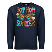 Navy hot mom summer Premium Sweatshirt - AdoDesignShop