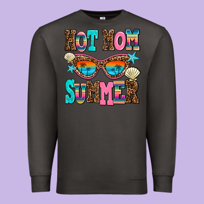 Hot Mom Summer Premium Sweatshirt Designed By Adodesignshop