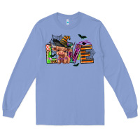 Colony Blue love halloween heifer Long Sleeve Tee - AdoDesignShop
