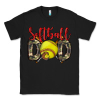 Black softball dad Classic Tee - Zillion Design Studio