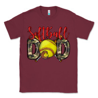 Burgundy softball dad Classic Tee - Zillion Design Studio