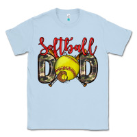 Dusty Blue softball dad Classic Tee - Zillion Design Studio