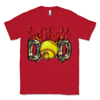 Red softball dad Classic Tee - Zillion Design Studio