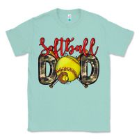 Seafoam softball dad Classic Tee - Zillion Design Studio