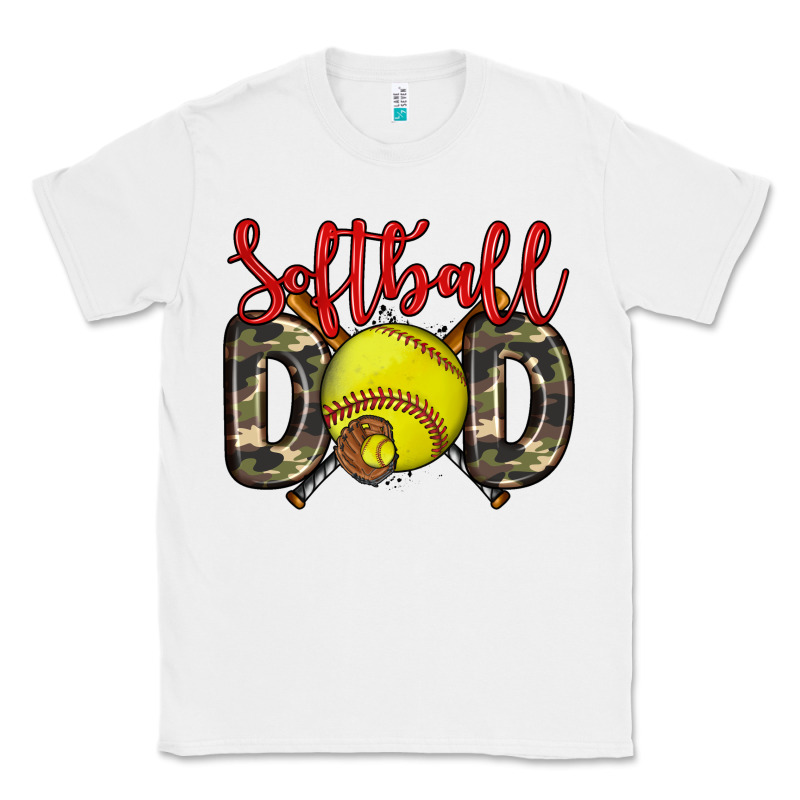 Softball Dad Classic Tee by Zillion Design Studio | Teevron