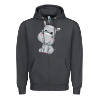 Smoke hippo Zipper Hoodie - texasbilliewilder