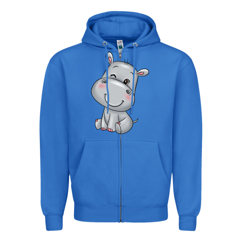Hippo Zipper Hoodie by texasbilliewilder | Teevron