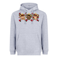 Heather Grey mexico gnomes Heavyweight Hoodie - HRA Design Shop