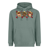 Sage mexico gnomes Heavyweight Hoodie - HRA Design Shop