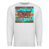 Oatmeal Heather fight for a cure Premium Sweatshirt - JahusDesignShop