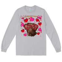 Moon Dust Valentine's day  labrador retriever Long Sleeve Tee - RanaPortraitStore