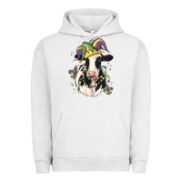 Pigment Lunar Rock mardi gras cow Urban Hoodie - MaliasSmallBusiness
