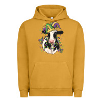 Pigment Peanut Butter mardi gras cow Urban Hoodie - MaliasSmallBusiness