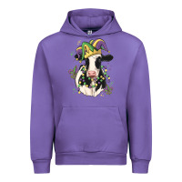 Tulip mardi gras cow Urban Hoodie - MaliasSmallBusiness