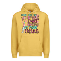Antique Gold don't flatter yourself i was looking at your veins Premium Hoodie - MaliasSmallBusiness