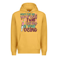 Mustard don't flatter yourself i was looking at your veins Premium Hoodie - MaliasSmallBusiness