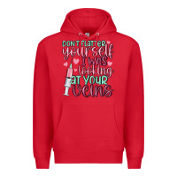 Red don't flatter yourself i was looking at your veins Premium Hoodie - MaliasSmallBusiness