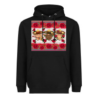 Black mexico gnomes Heavyweight Hoodie - HRA Design Shop