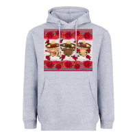 Heather Grey mexico gnomes Heavyweight Hoodie - HRA Design Shop