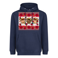 Navy mexico gnomes Heavyweight Hoodie - HRA Design Shop
