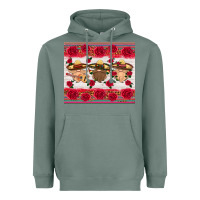 Sage mexico gnomes Heavyweight Hoodie - HRA Design Shop