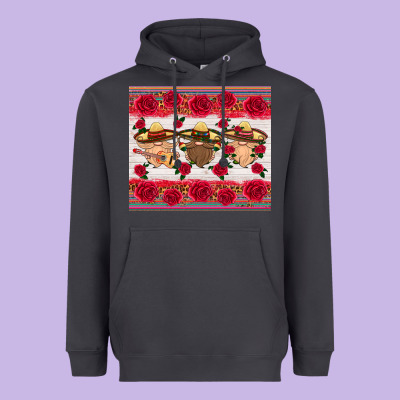 Mexico Gnomes Heavyweight Hoodie Designed By Hra Design Shop