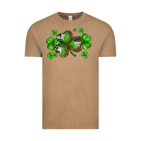Vintage Coffee st. patricks day shamrocks Vintage Tee - BarkalooDesign