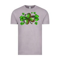 Vintage Zinc st. patricks day shamrocks Vintage Tee - BarkalooDesign