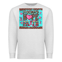 Oatmeal Heather strength hope faith Premium Sweatshirt - JahusDesignShop