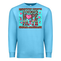 Ocean Blue strength hope faith Premium Sweatshirt - JahusDesignShop