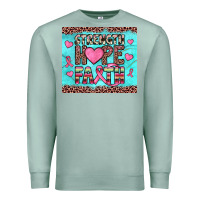 Strength Hope Faith Premium Sweatshirt | Teevron