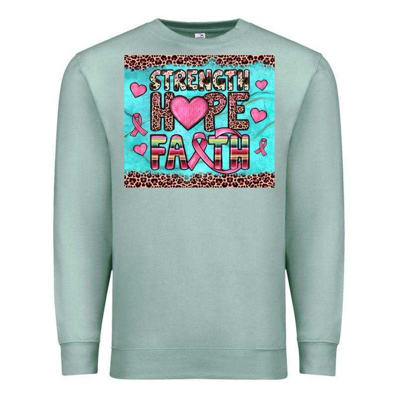 Strength Hope Faith Premium Sweatshirt by JahusDesignShop | Teevron