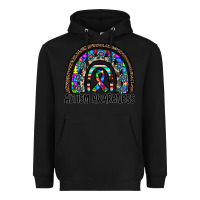 Black autism awareness Heavyweight Hoodie - CowhideDigitalArt