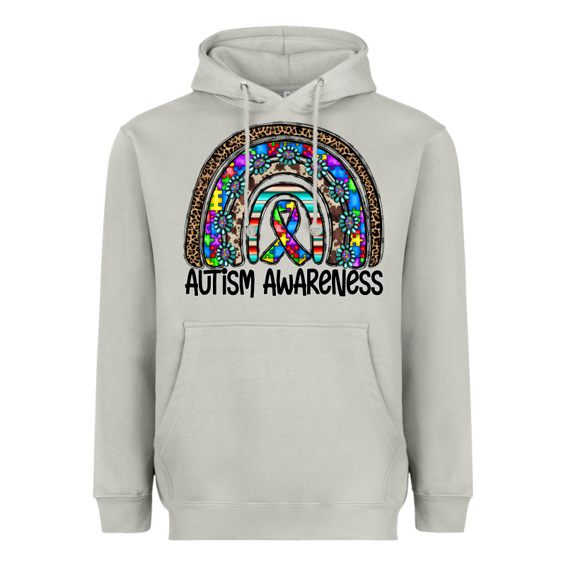 Autism Awareness Heavyweight Hoodie by CowhideDigitalArt | Teevron