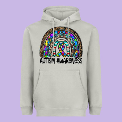 Autism Awareness Heavyweight Hoodie Designed By Cowhidedigitalart