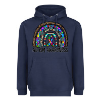 Navy autism awareness Heavyweight Hoodie - CowhideDigitalArt