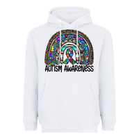 White autism awareness Heavyweight Hoodie - CowhideDigitalArt