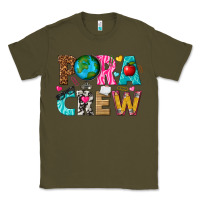 Army Green para crew Classic Tee - texasbilliewilder