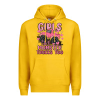 Lemon girls like monster trucks too Premium Hoodie - MaliasSmallBusiness