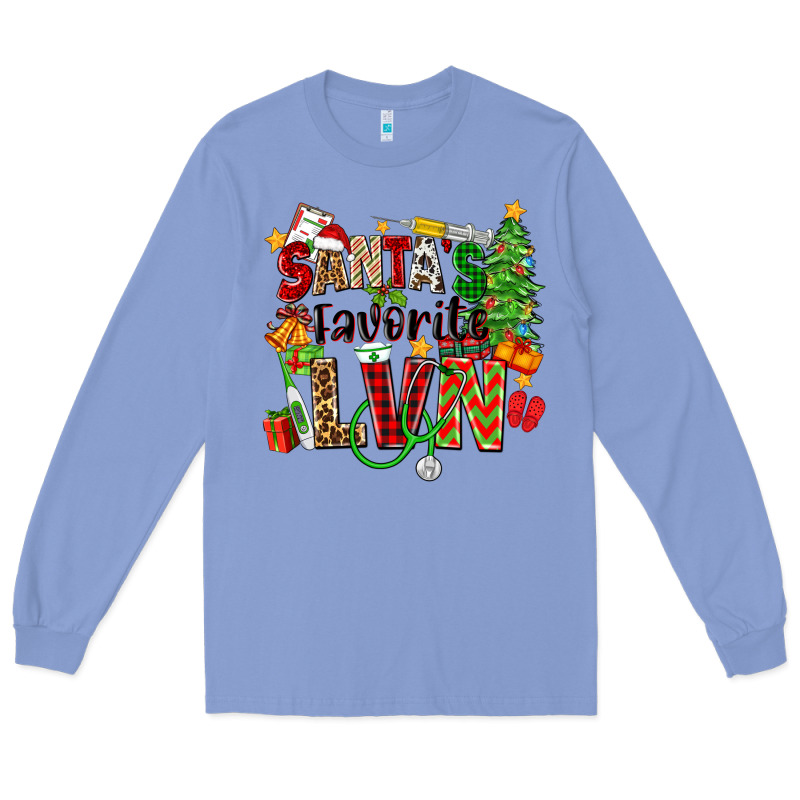 Santa's Favorite Lvn Long Sleeve Tee by Zillion Design Studio | Teevron