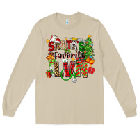 Mushroom santa's favorite lvn Long Sleeve Tee - Zillion Design Studio