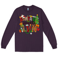 Plum santa's favorite lvn Long Sleeve Tee - Zillion Design Studio