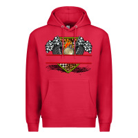 Cardinal race flag and race equipment Premium Hoodie - AdoDesignShop